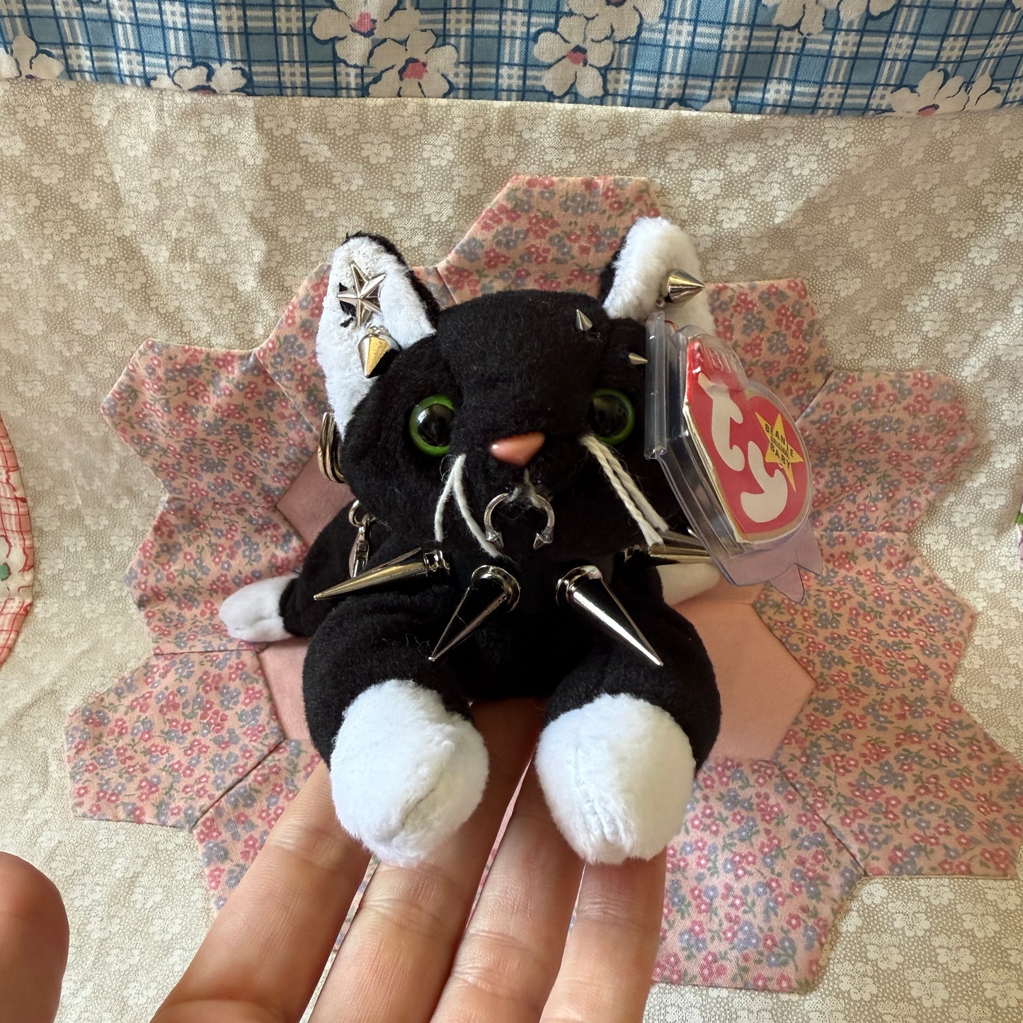 Punk Cat Beanie Baby
