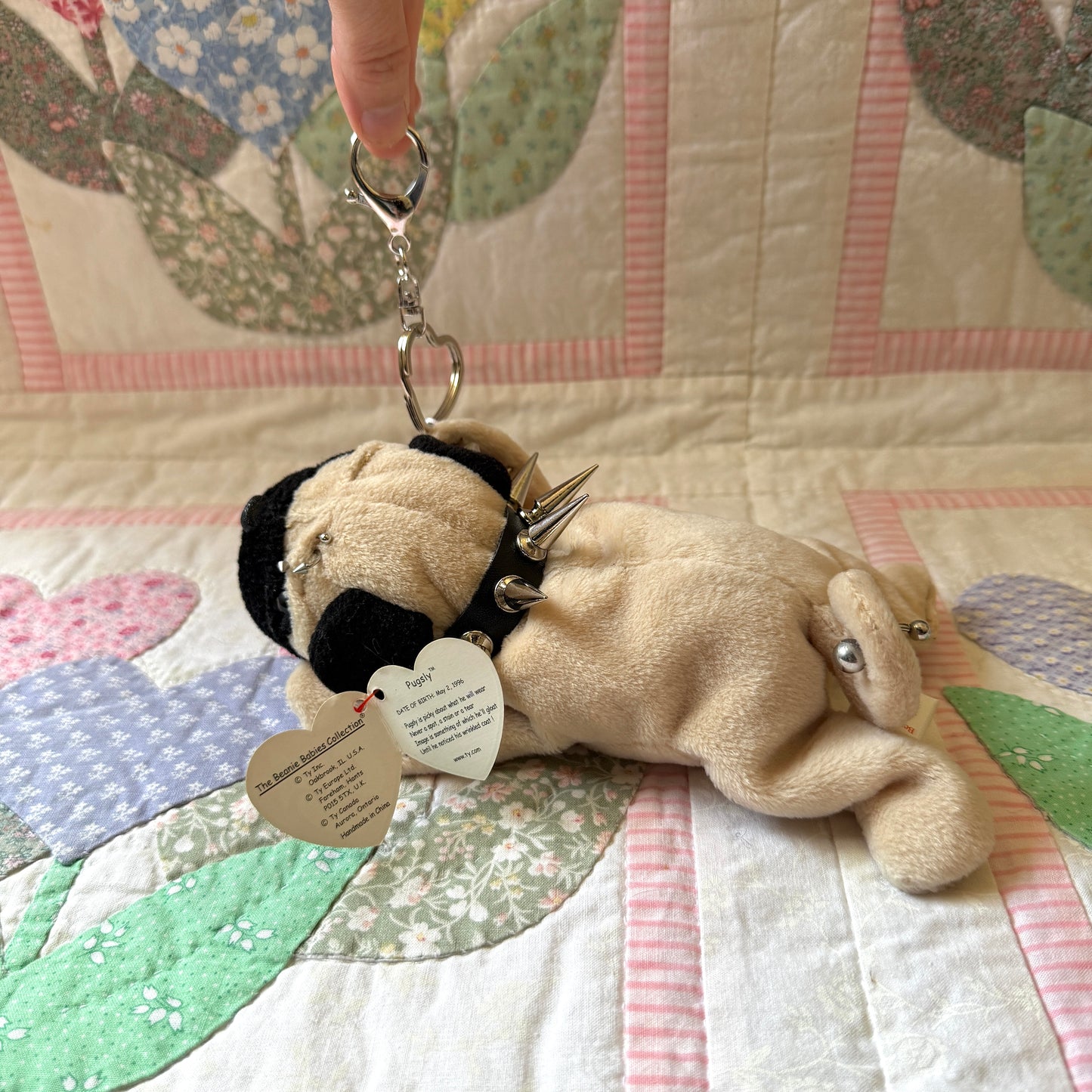 Punk Pug Beanie Baby