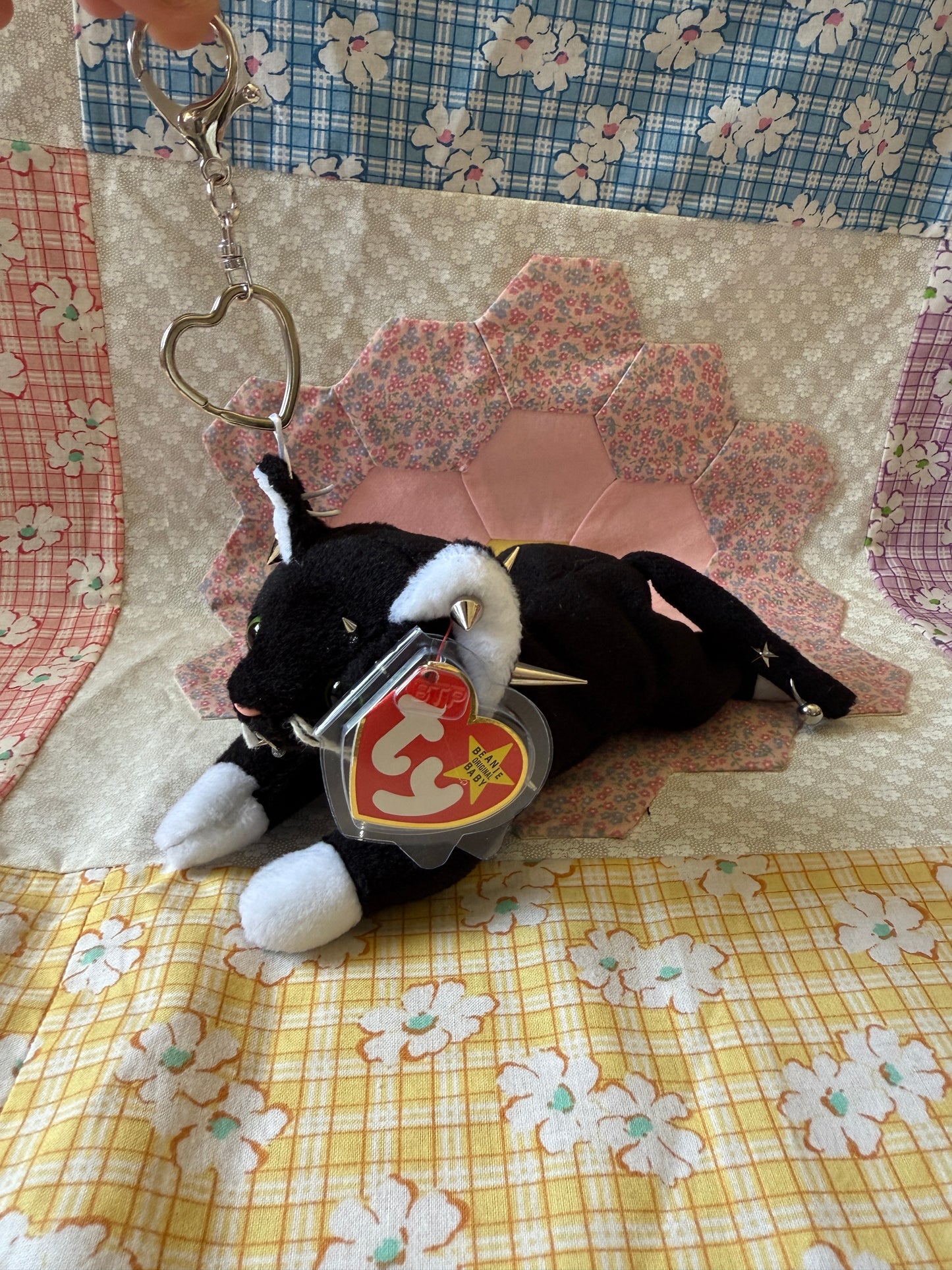 Punk Cat Beanie Baby
