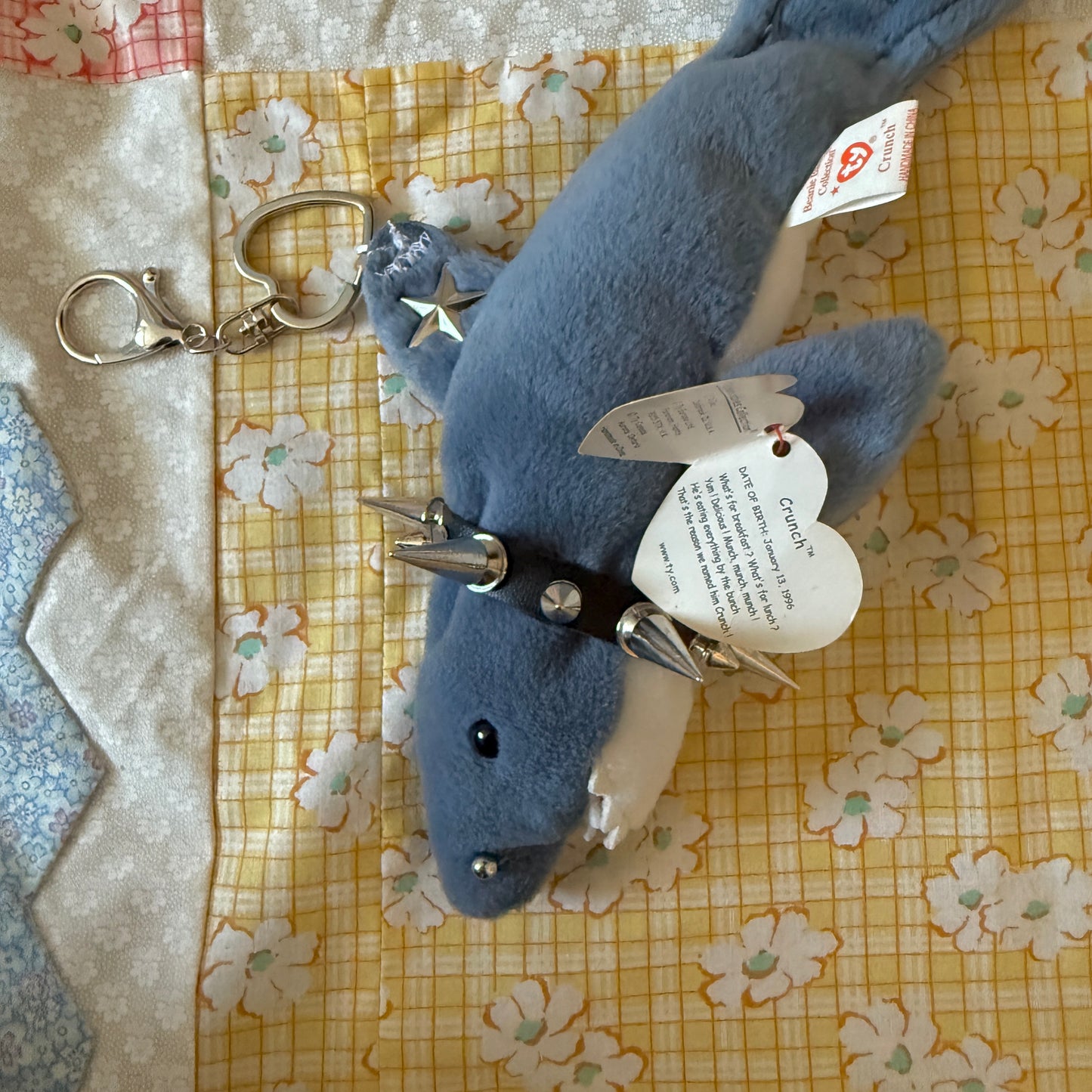 Punk Shark Beanie Baby