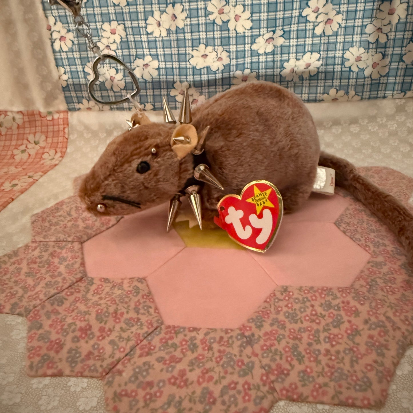 Punk Rat Beanie Baby