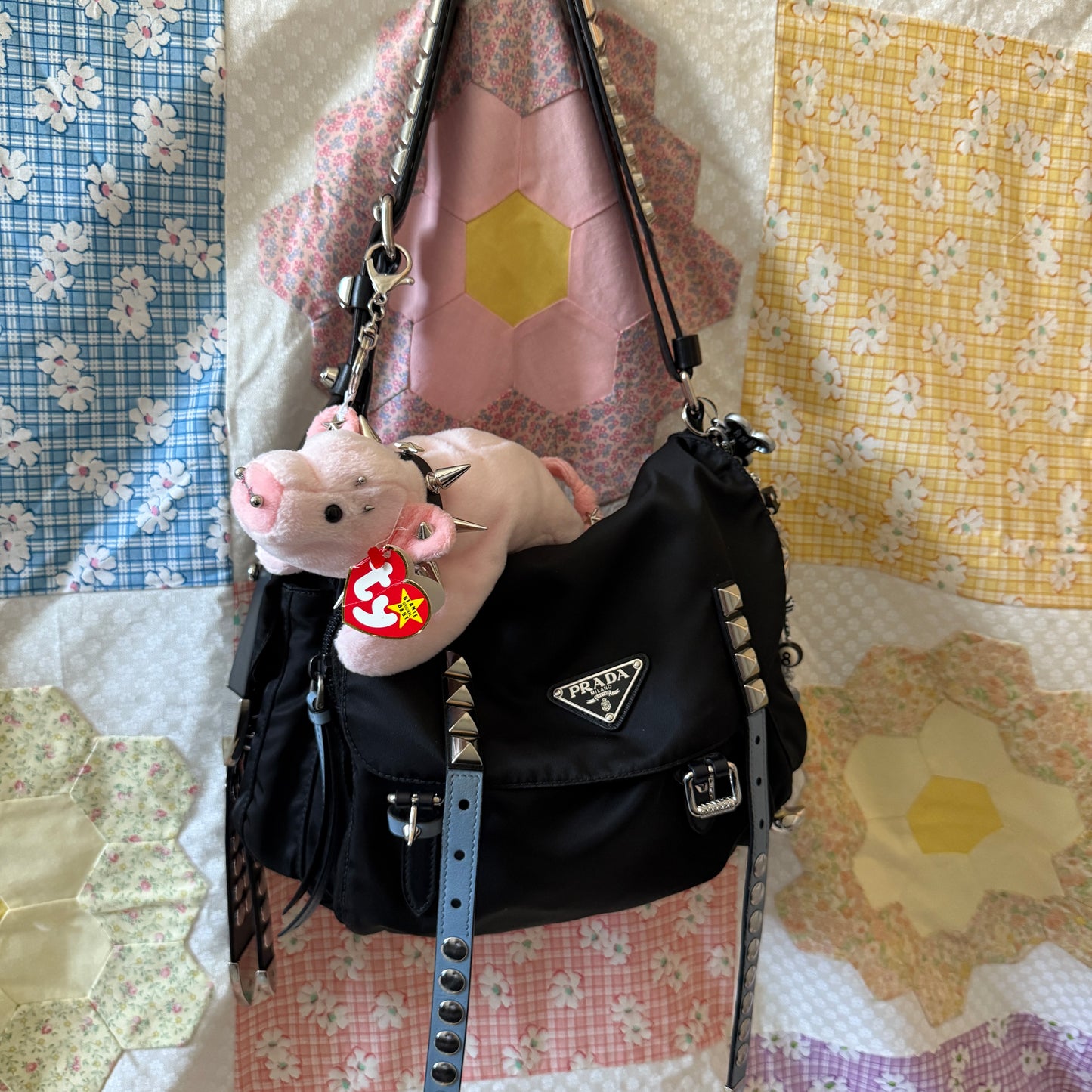 Punk Pig Beanie Baby