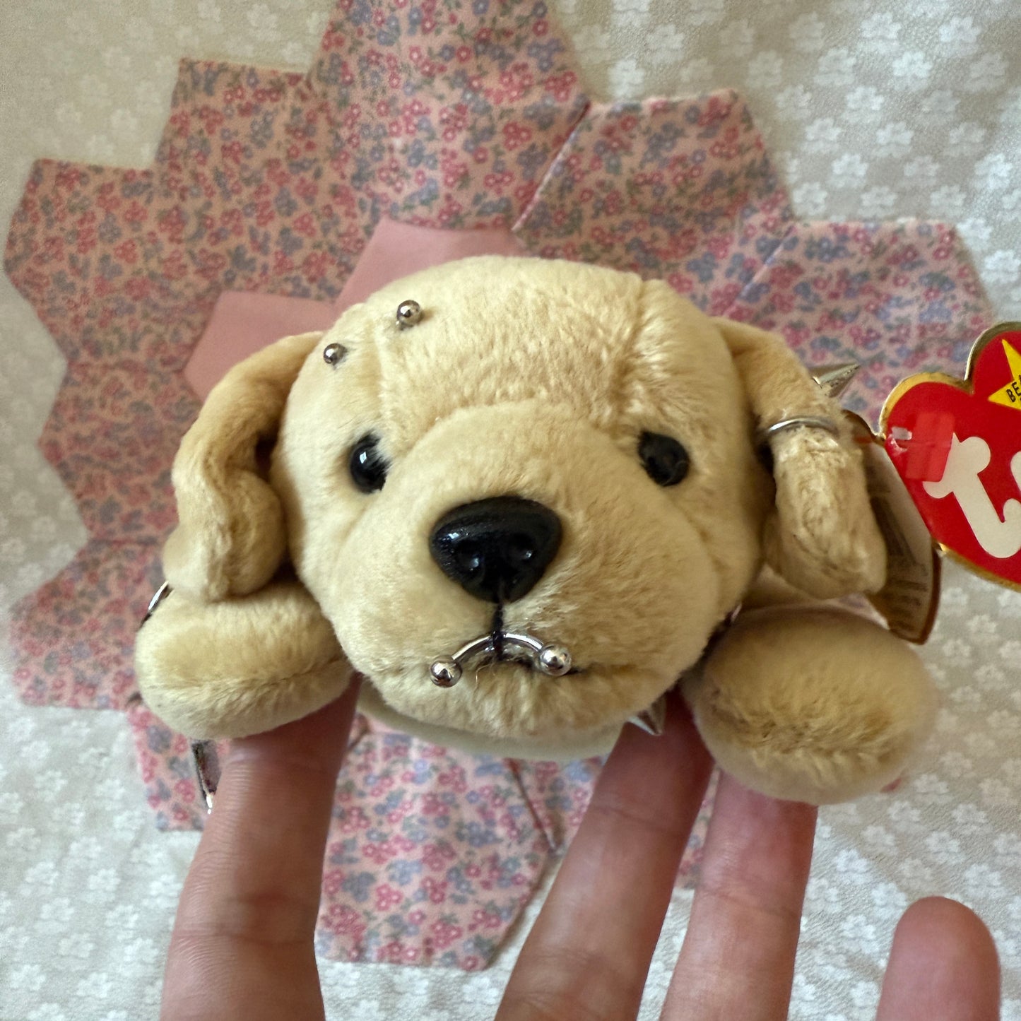 Punk Puppy Beanie Baby