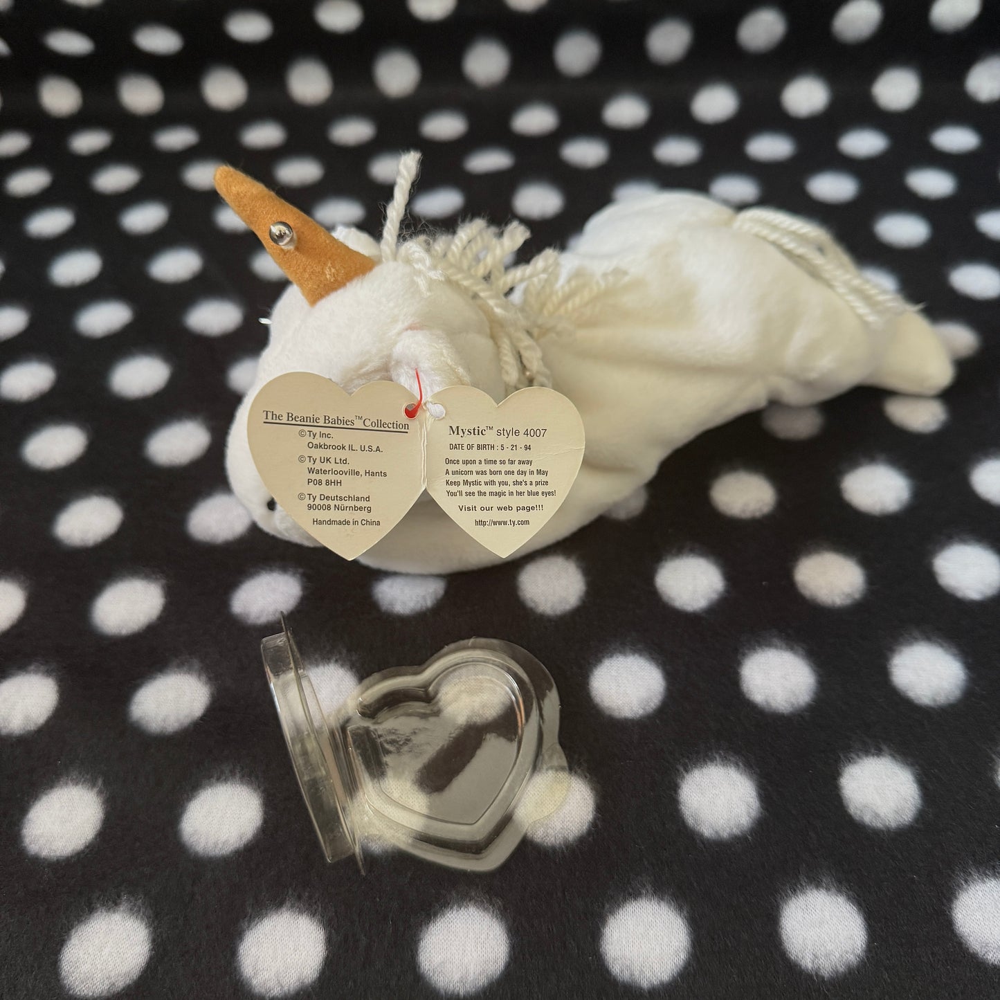 Punk Unicorn Beanie Baby