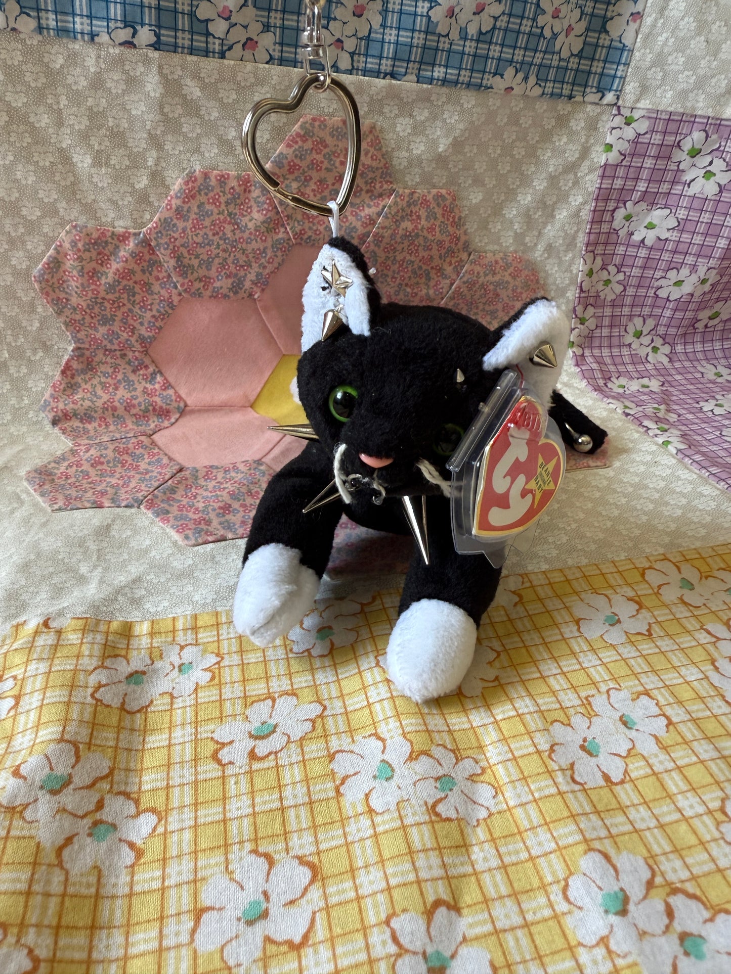 Punk Cat Beanie Baby