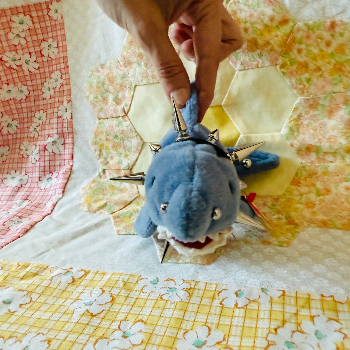 Punk Shark Beanie Baby