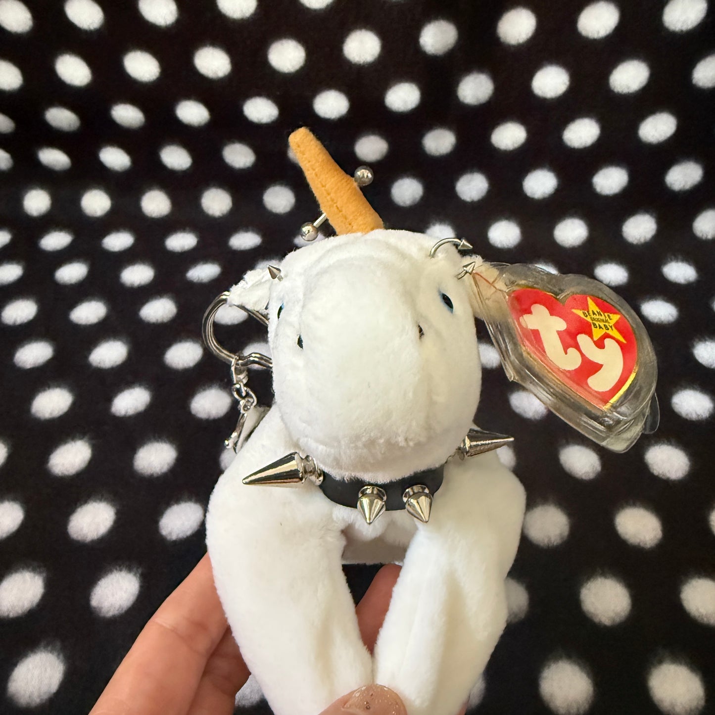 Punk Unicorn Beanie Baby