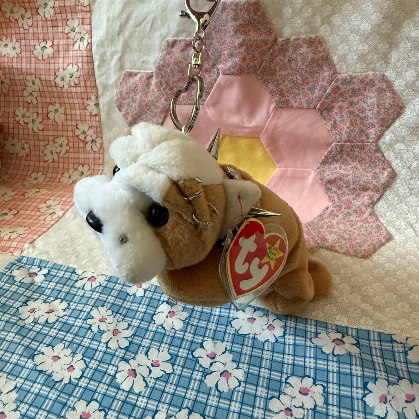 Punk Bull Dog Beanie Baby