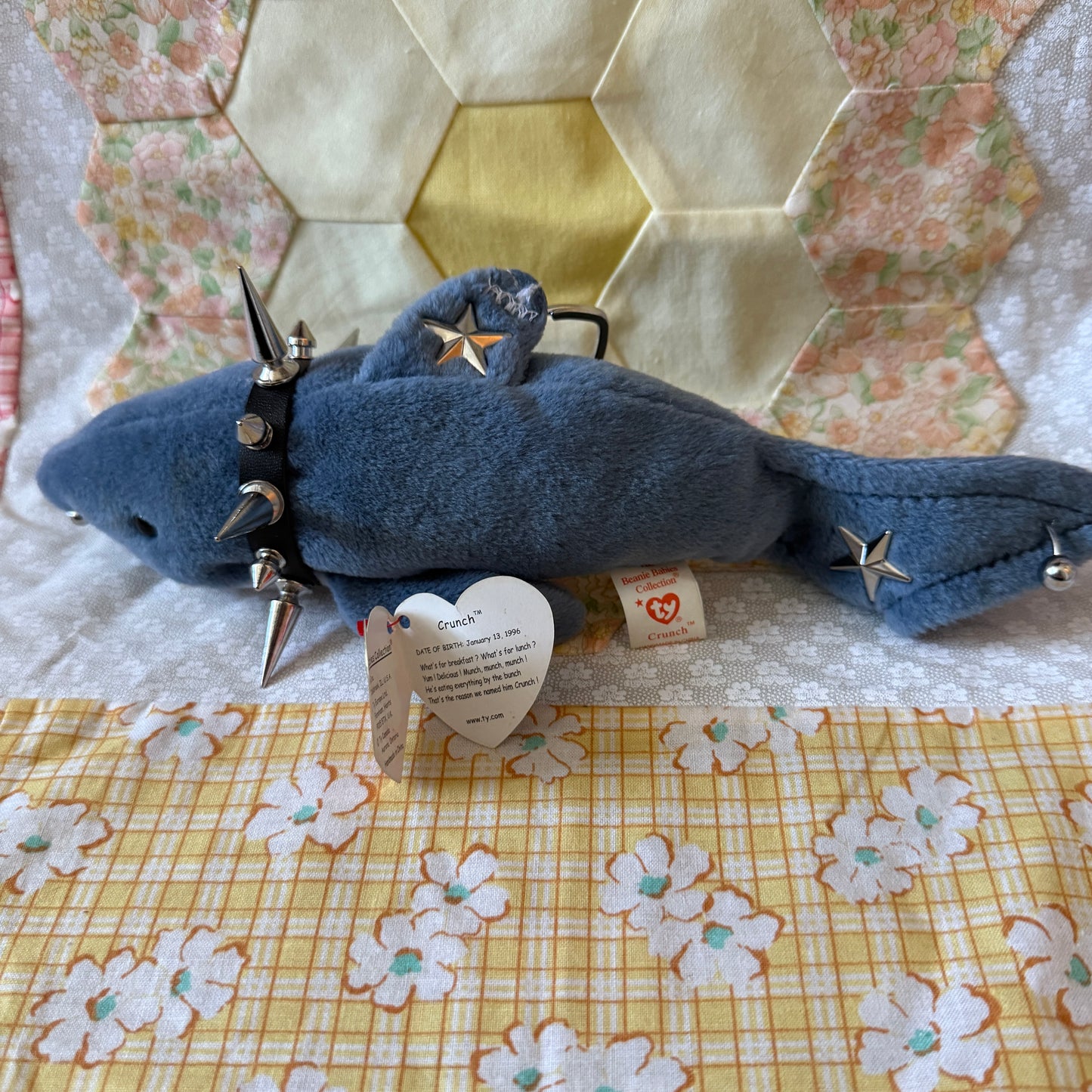 Punk Shark Beanie Baby