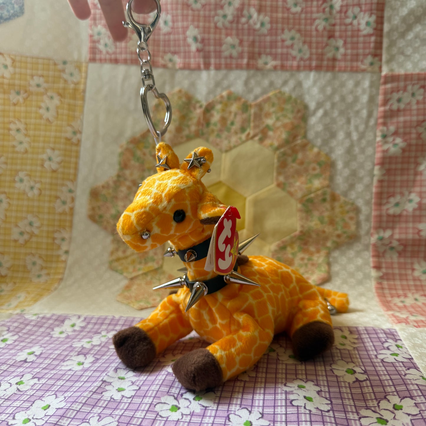Punk Giraffe Beanie Baby