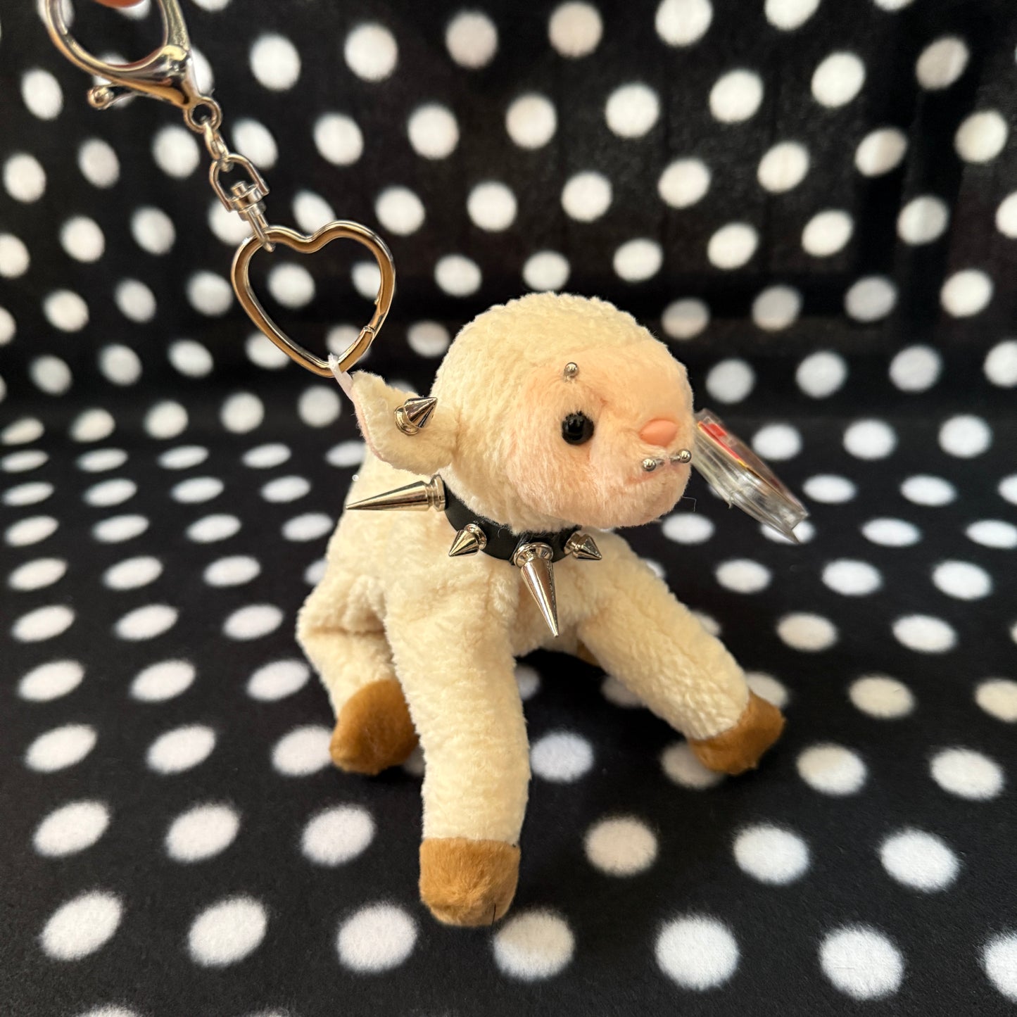 Punk Lamb Beanie Baby