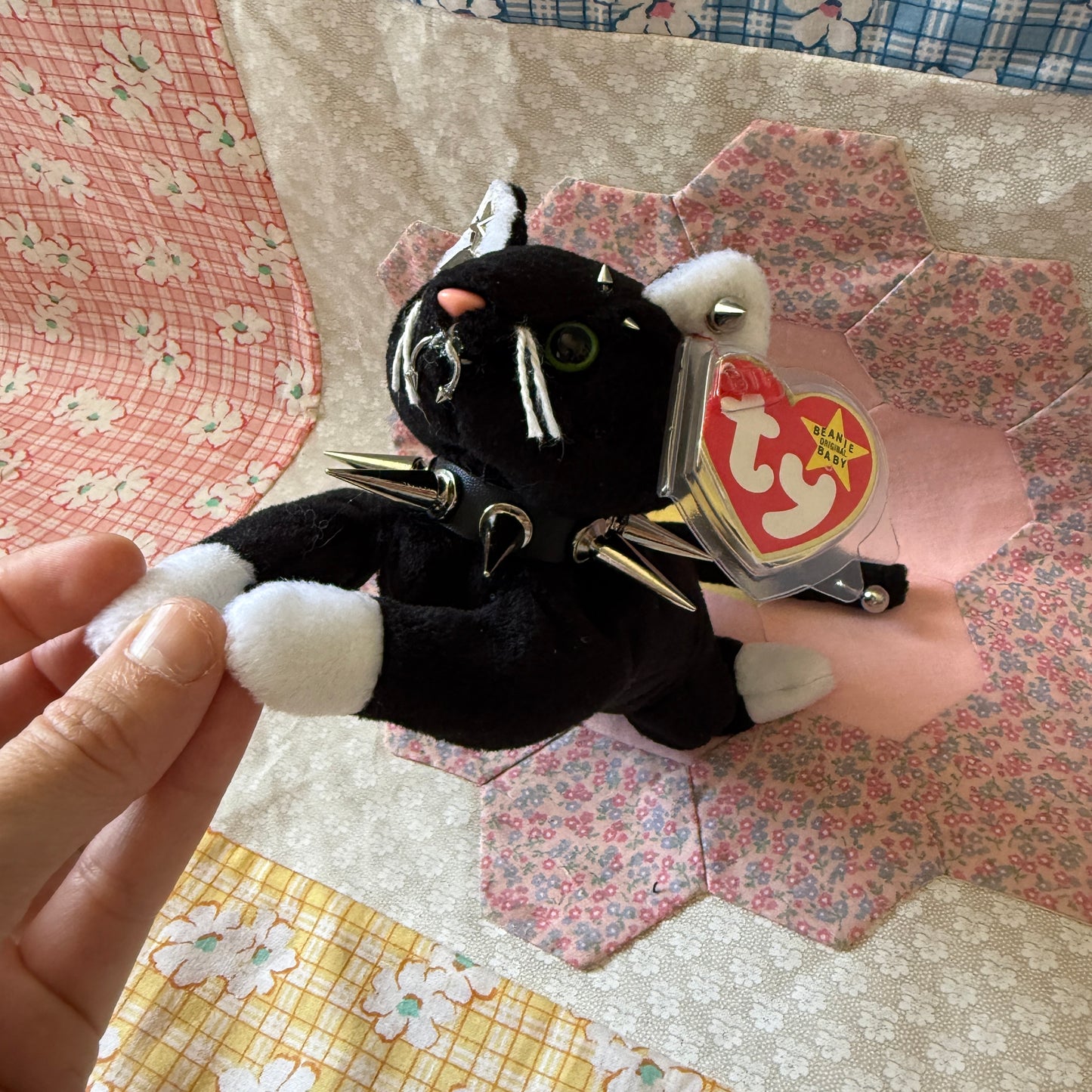 Punk Cat Beanie Baby