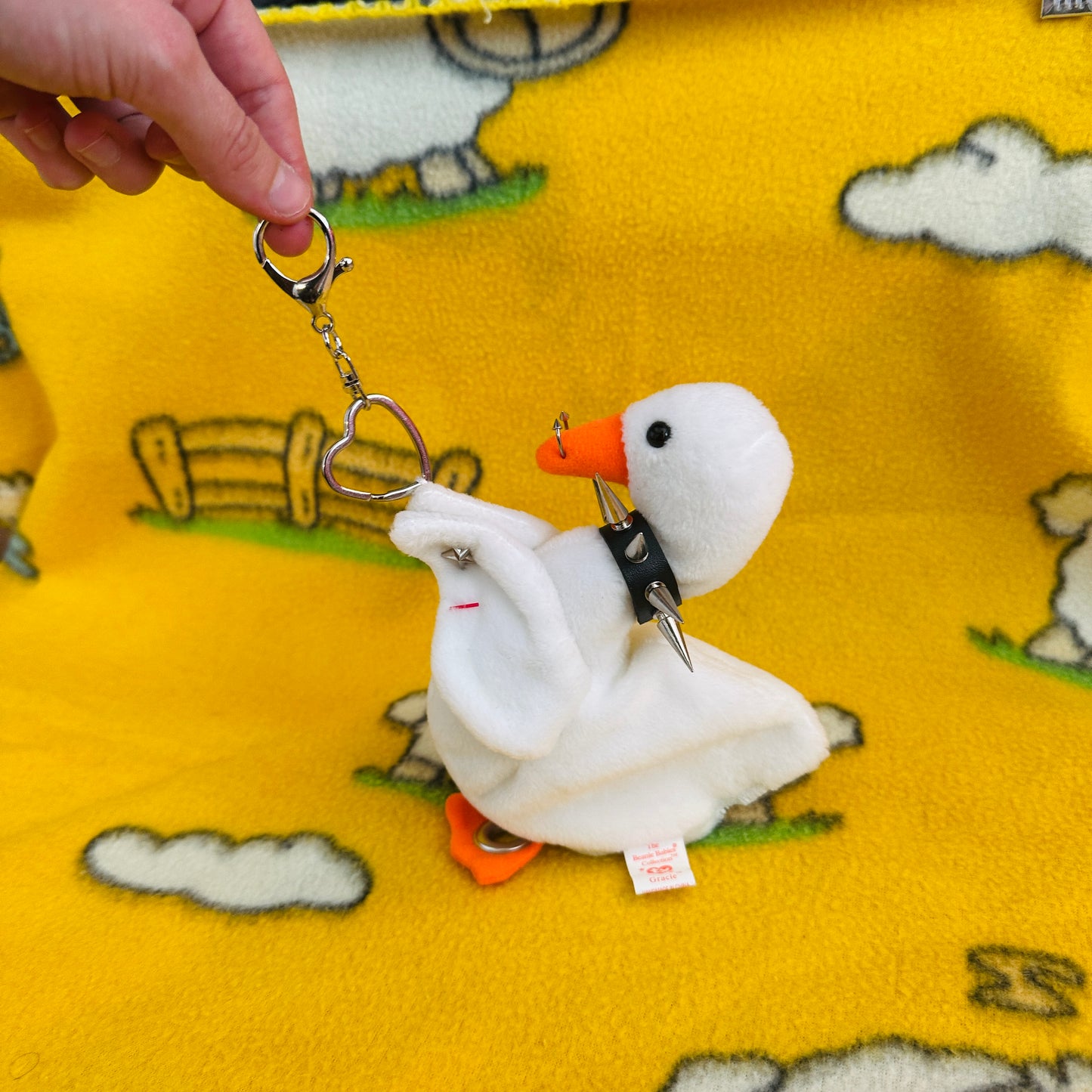 Punk Duckling Beanie Baby
