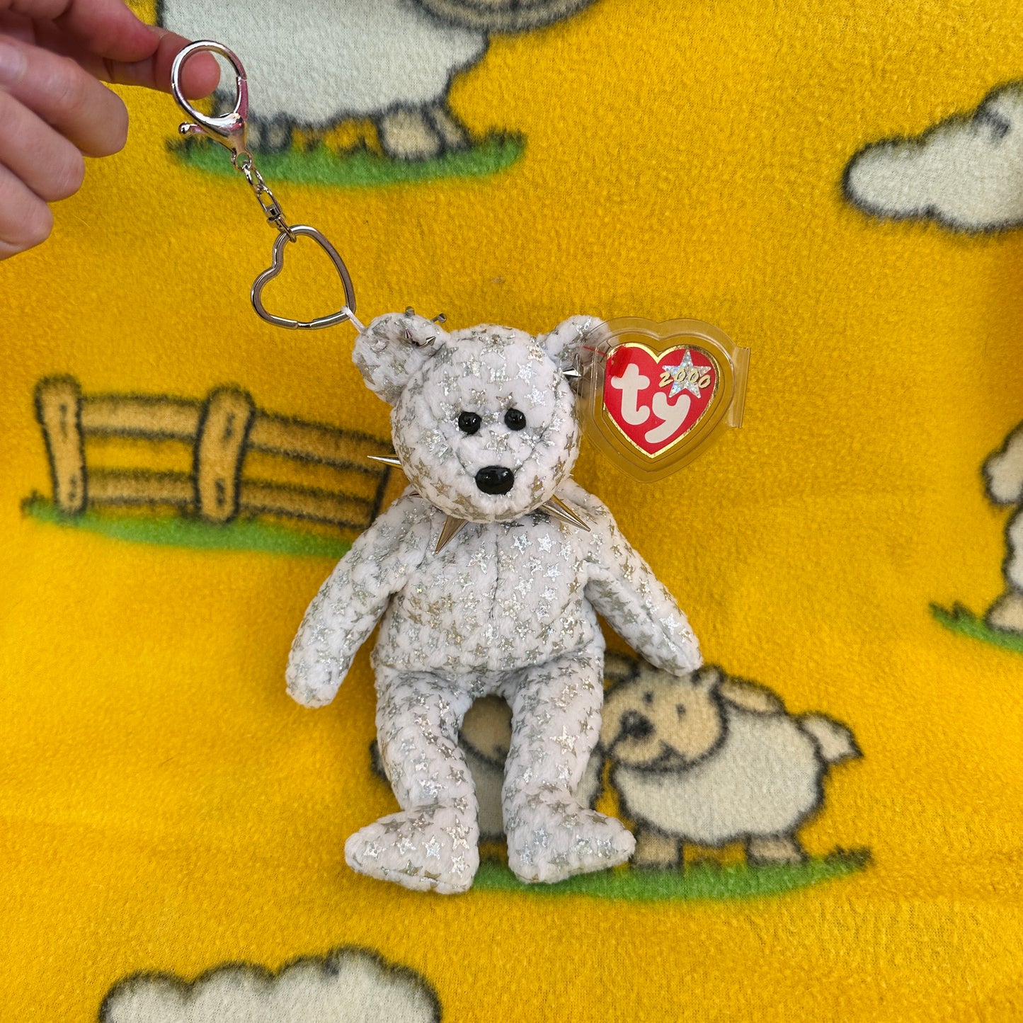 Punk Bear Beanie Baby