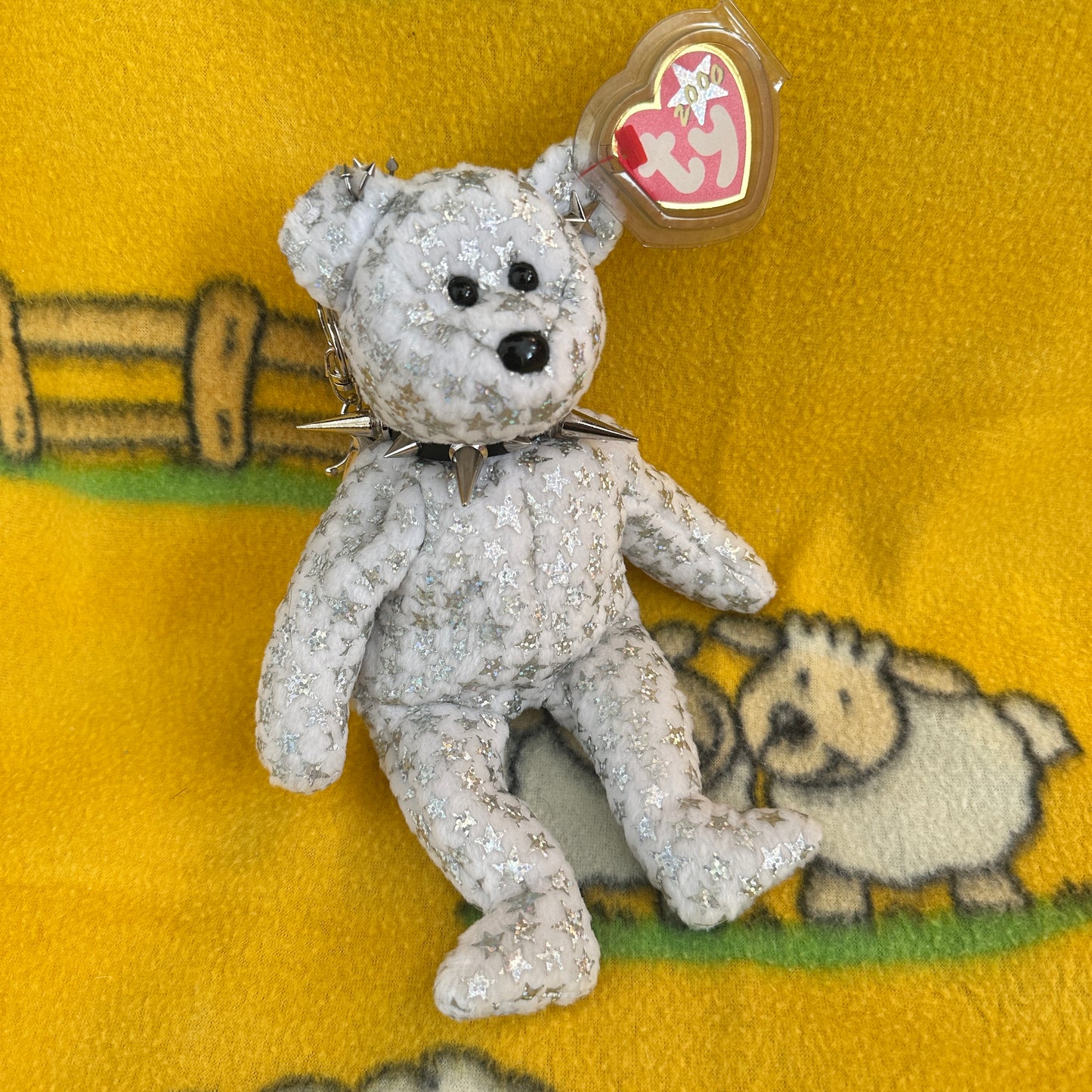 Punk Bear Beanie Baby