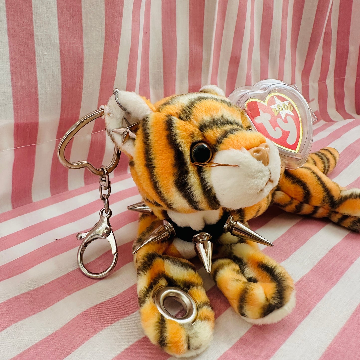 Punk Tiger Beanie Baby