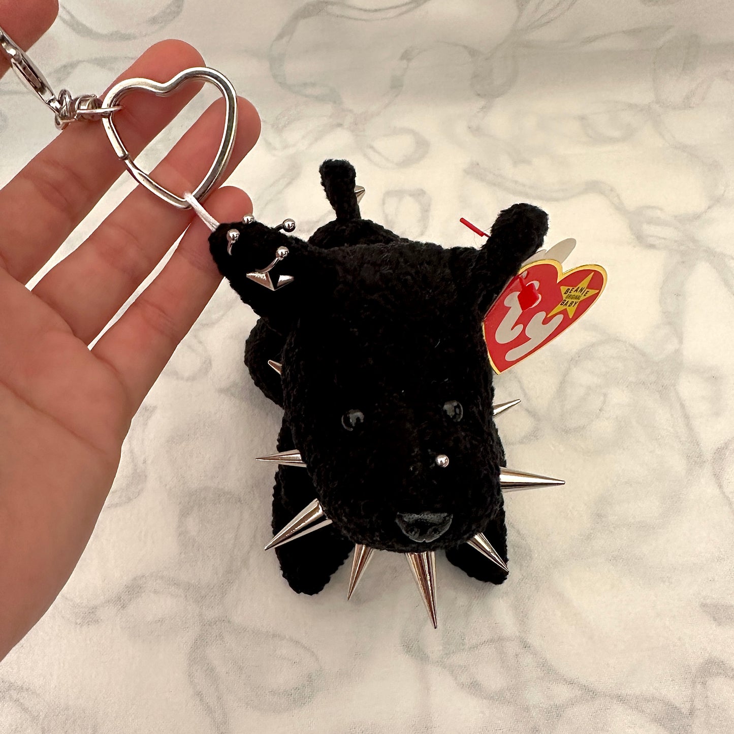 Punk Puppy Beanie Baby