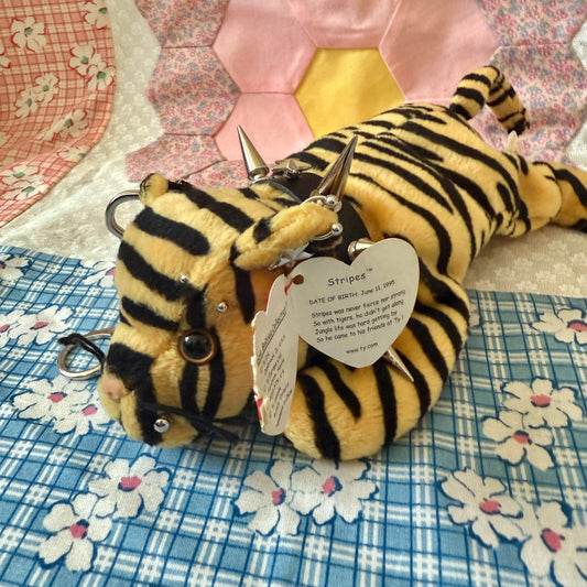 Punk Tiger Beanie Baby