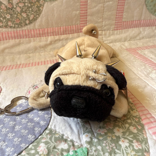 Punk Pug Beanie Baby
