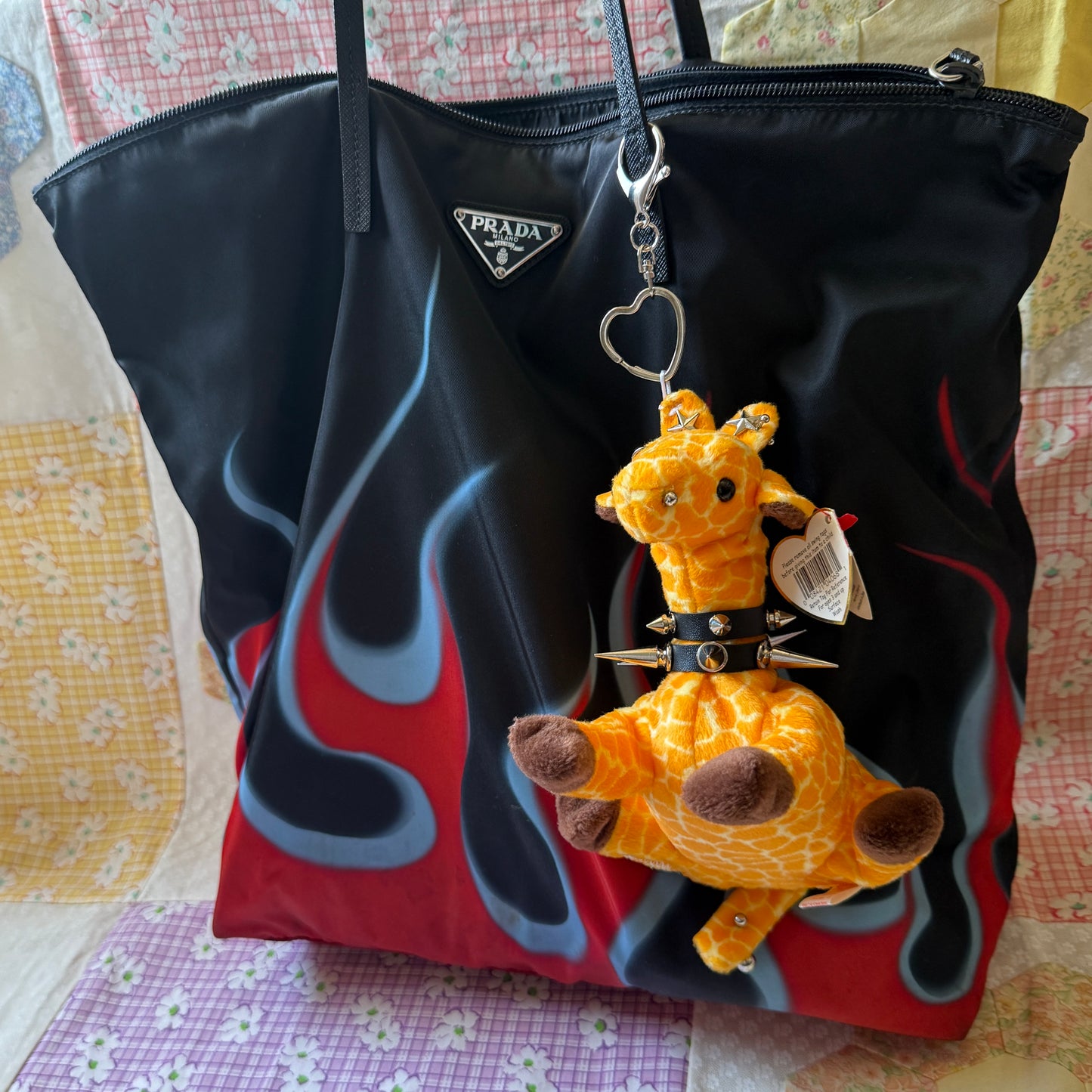 Punk Giraffe Beanie Baby
