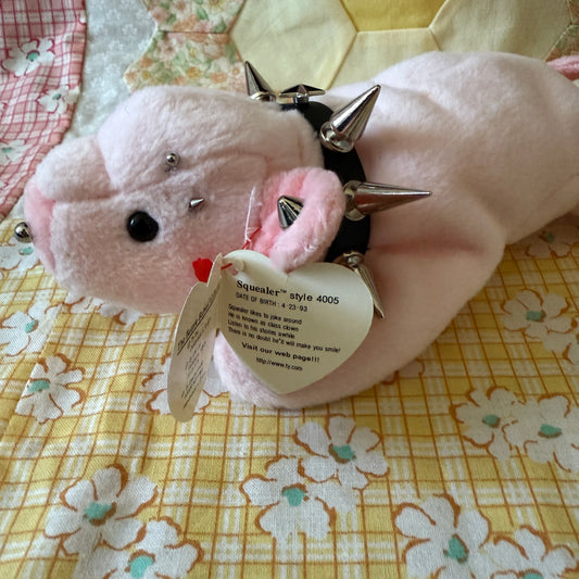 Punk Pig Beanie Baby
