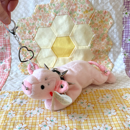 Punk Pig Beanie Baby