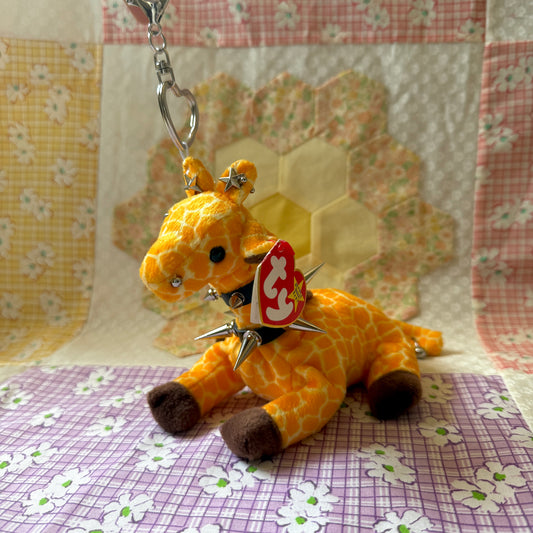 Punk Giraffe Beanie Baby