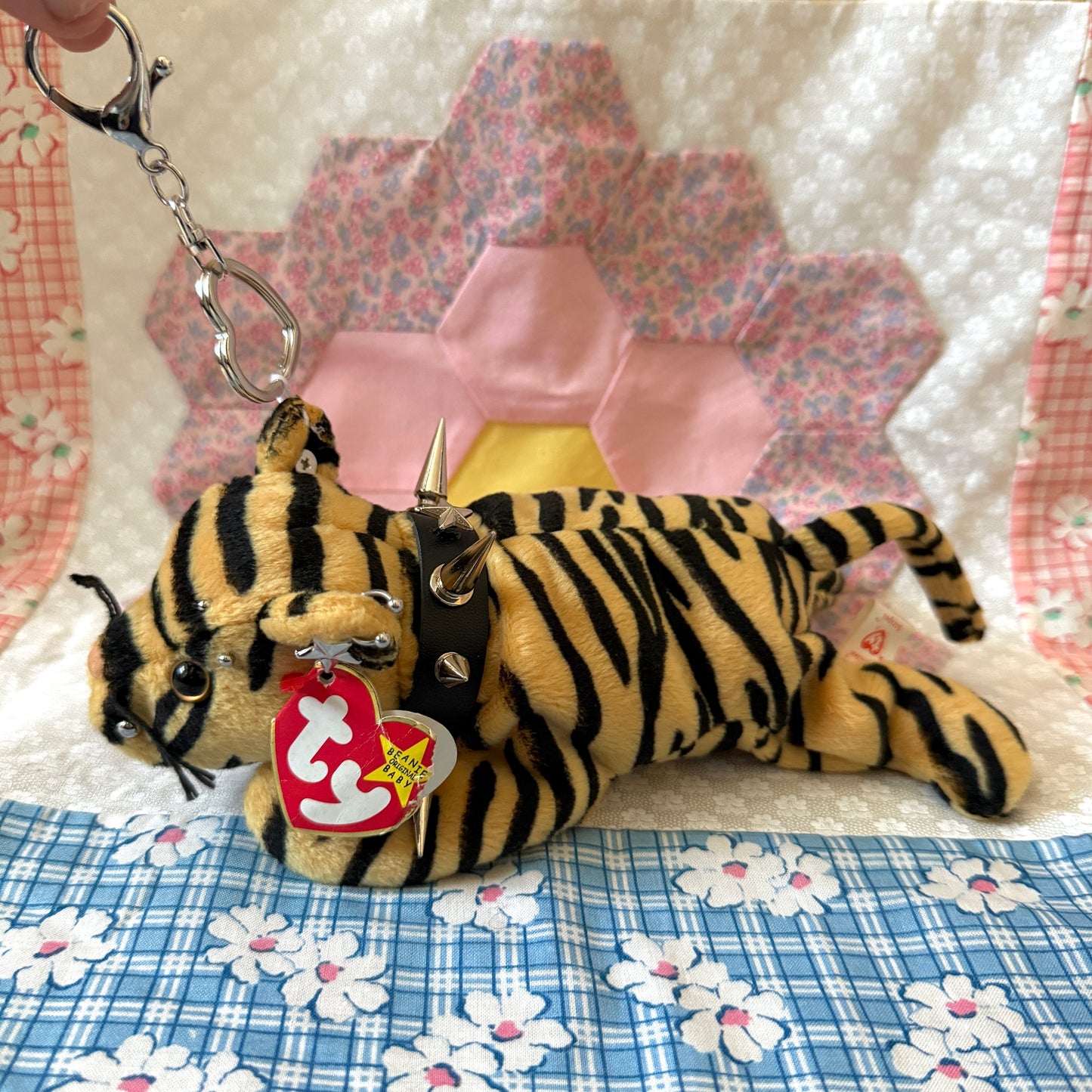 Punk Tiger Beanie Baby