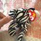 Punk Zebra Beanie Baby