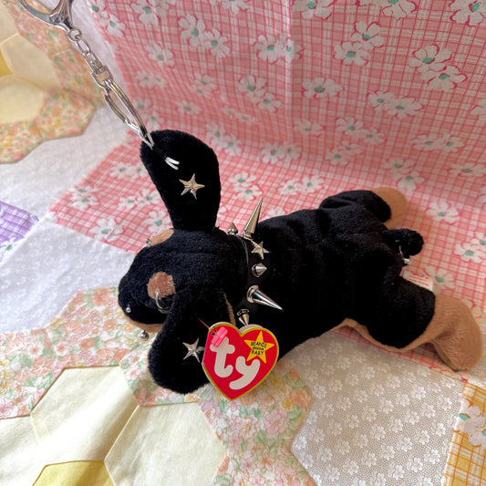 Punk Puppy Beanie Baby