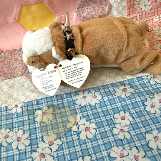 Punk Bull Dog Beanie Baby