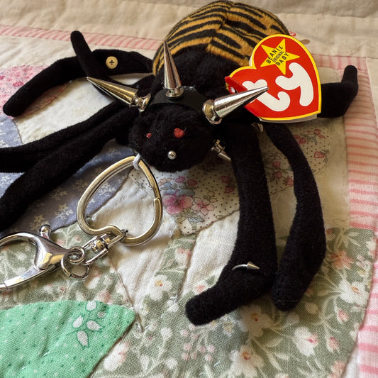 Punk Spider Beanie Baby