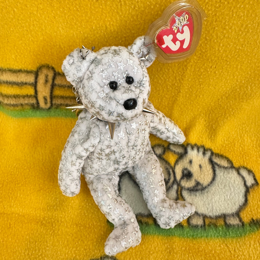 Punk Bear Beanie Baby