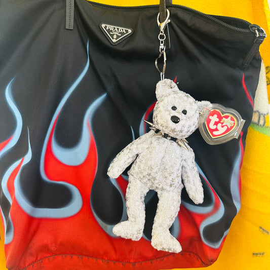 Punk Bear Beanie Baby
