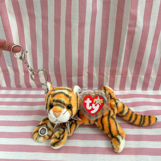 Punk Tiger Beanie Baby