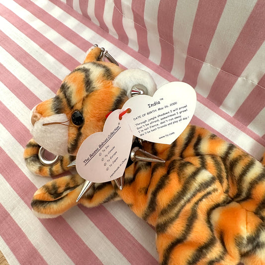 Punk Tiger Beanie Baby