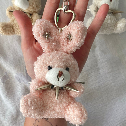 Punk Bunny Bag Charm